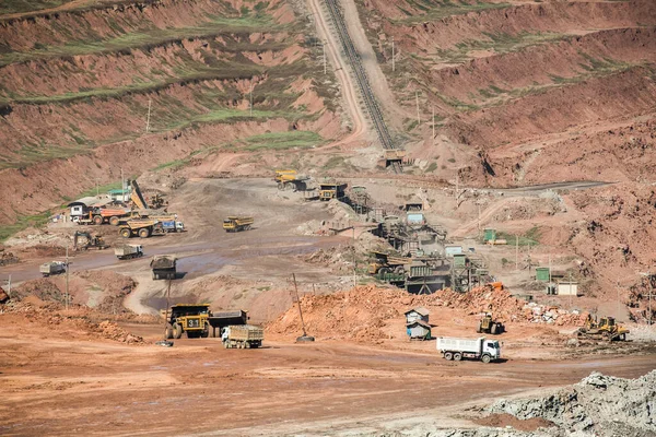 Lignite Mina Carbón Utilizada Como Fuente Generación Electricidad País — Foto de Stock