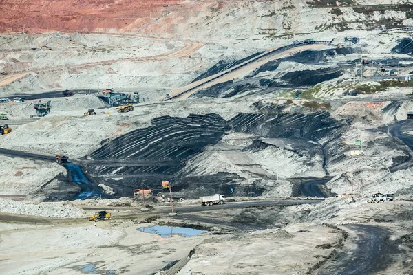 Lignite Mina Carbón Utilizada Como Fuente Generación Electricidad País — Foto de Stock