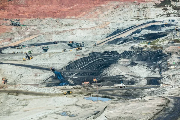 Lignite Mina Carbón Utilizada Como Fuente Generación Electricidad País — Foto de Stock