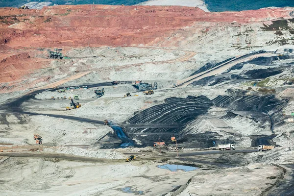 Lignite Mina Carbón Utilizada Como Fuente Generación Electricidad País — Foto de Stock