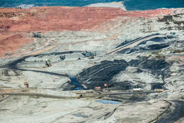 Lignite Mina Carbón Utilizada Como Fuente Generación Electricidad País — Foto de Stock