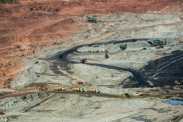 Lignite Mina Carbón Utilizada Como Fuente Generación Electricidad País — Foto de Stock