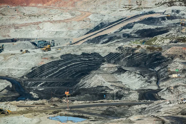 Lignite Coal Coalmine Used Source Power Generation Country — 图库照片