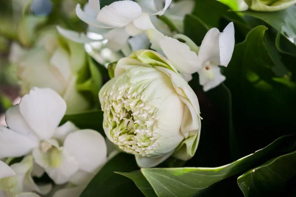 Acuerdo Floral Una Ceremonia Boda Playa — Foto de Stock