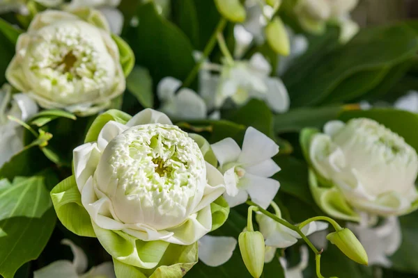 Bloemen Arrangement Een Bruiloft Het Strand — Stockfoto