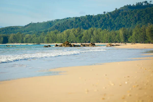 Hermoso Mar Arena Cielo Azul Khao Lak Tailandia —  Fotos de Stock