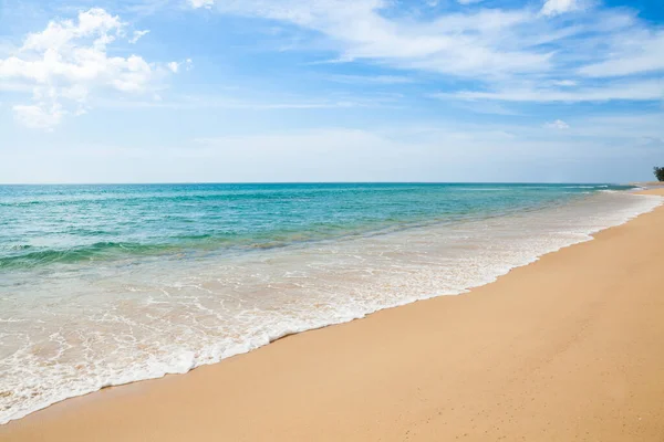 Vague Mer Sur Plage Sable Thaïlande Photo De Stock