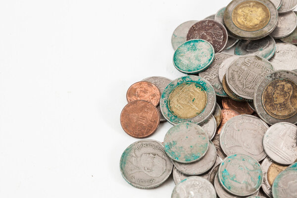 dirty thai coins