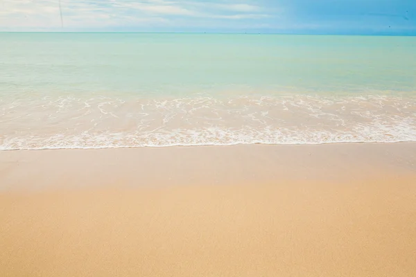 Vague Mer Sur Plage Sable — Photo