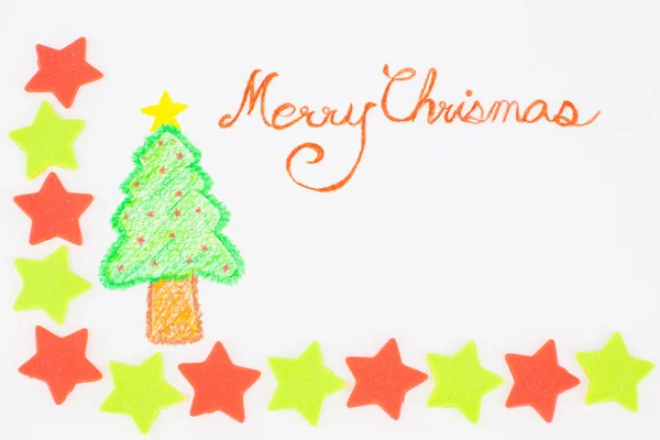 Christmas handwriting typography — Stock Photo, Image