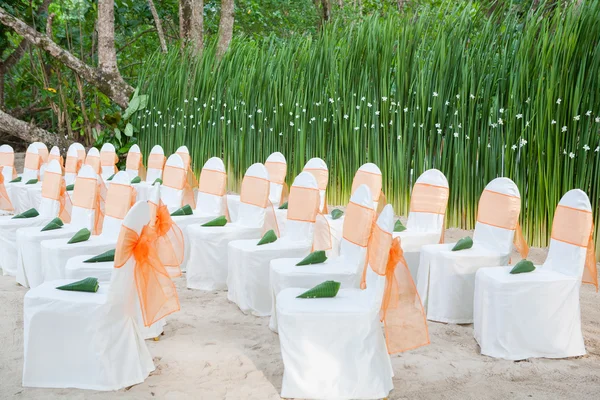 Chair setting for Wedding — Stock Photo, Image