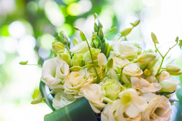 Zblízka krásné svatební kytice — Stock fotografie