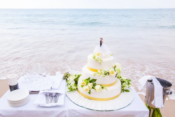 Torta nuziale — Foto Stock