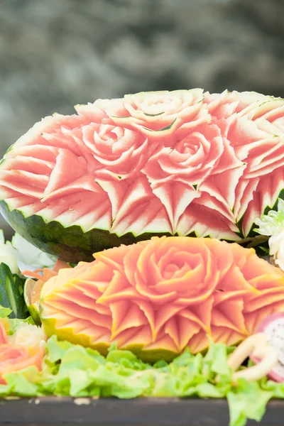 Obst für das Hochzeitsessen am Strand. — Stockfoto