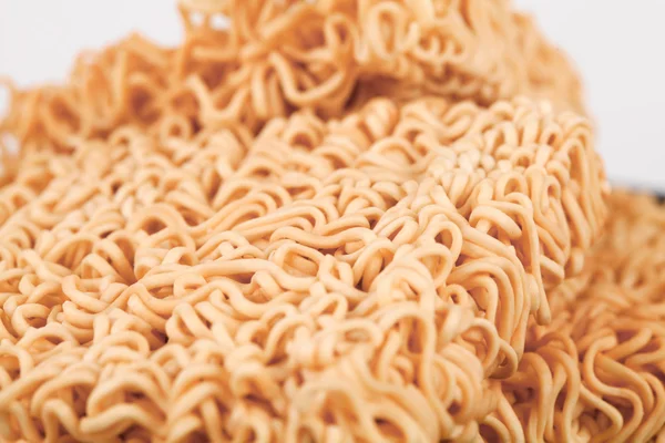 A block of dried Instant noodles — Stock Photo, Image