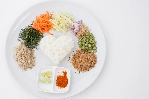 Khao yum, ρύζι με Ταϊλανδέζικο στυλ — Φωτογραφία Αρχείου