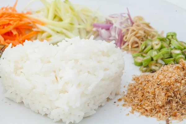 Khao yum, ρύζι με Ταϊλανδέζικο στυλ — Φωτογραφία Αρχείου
