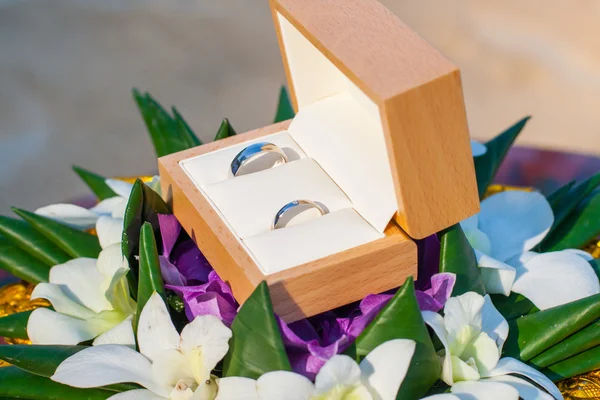 Wedding rings — Stock Photo, Image