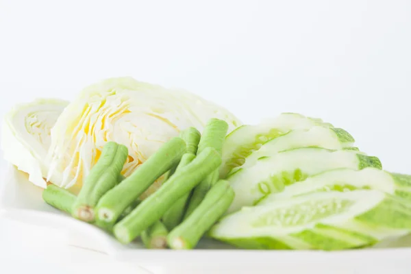 Sidan grönsaksrätter — Stockfoto