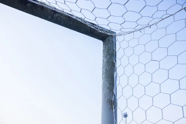 Canto da Meta. Futebol — Fotografia de Stock