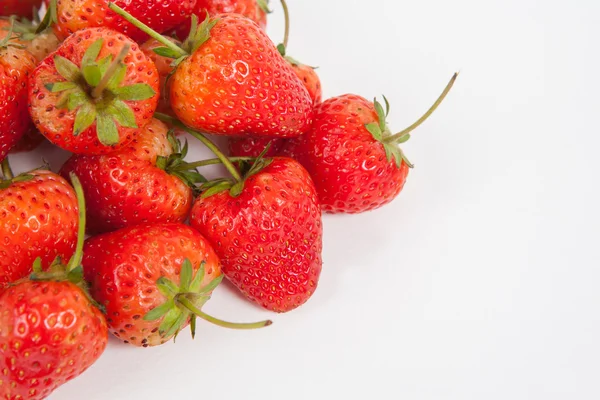 stock image strawberry on white paper background
