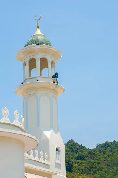 Vista lateral da mesquita no sul da Tailândia . — Fotografia de Stock
