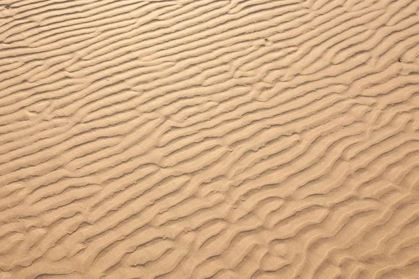 Closeup of sand pattern of a beach in the summer (sand texture) — Stock Photo, Image