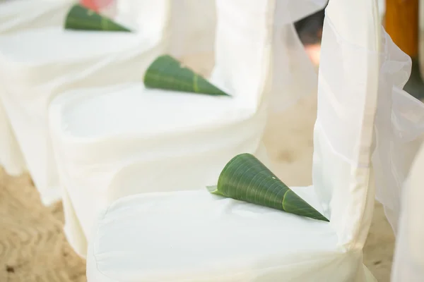 Arreglo floral en una ceremonia de boda — Foto de Stock