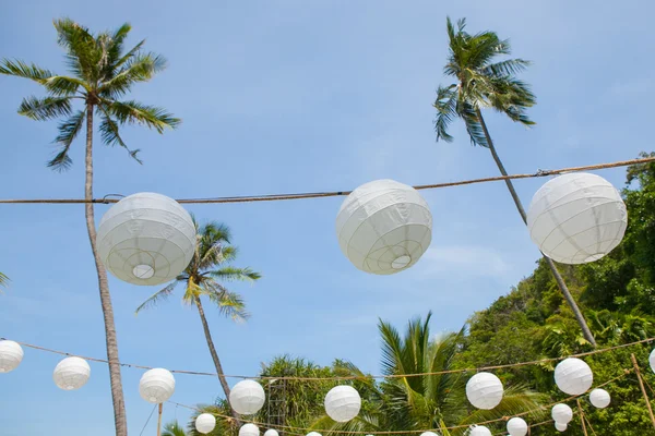 Dettaglio allestimento matrimonio — Foto Stock