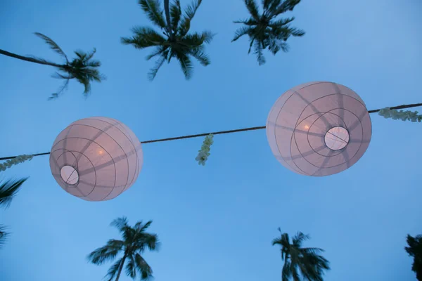 Detalhe da configuração do casamento — Fotografia de Stock