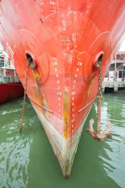 taslak ölçek numaralandırma ile gemi arasında yay