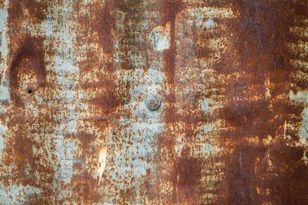 Старая ржавая металлическая пластина — стоковое фото