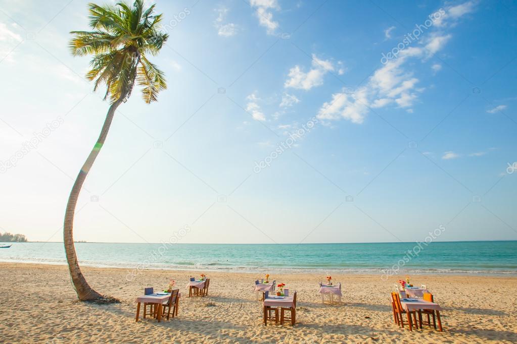 Beachfront restaurant   - Seaside restaurant at Phuket island - 