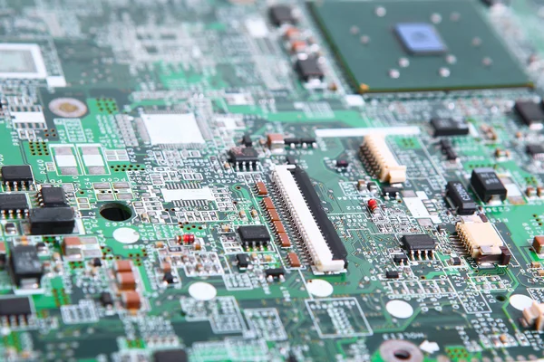 Placa de micro circuito de computador — Fotografia de Stock