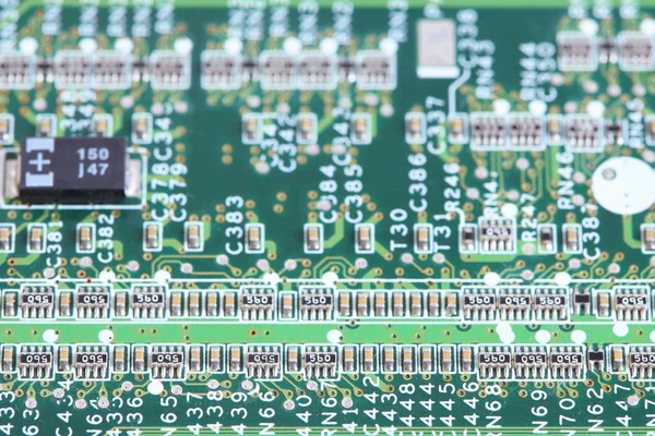 Placa de micro circuito de computadora — Foto de Stock