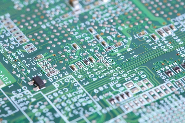 Placa de micro circuito de computador — Fotografia de Stock