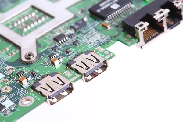 Computer micro circuit board — Stock Photo, Image