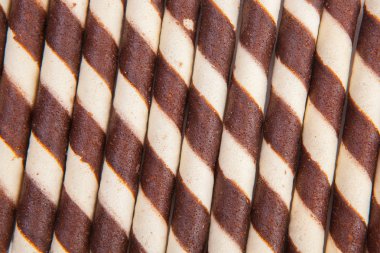 Çikolatalı gofret Çikolata kremalı rulo