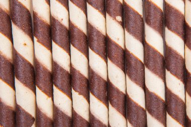 Çikolatalı gofret Çikolata kremalı rulo