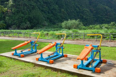 Sabah egzersiz ekipman Tayland at-genel Park