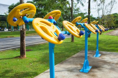 Sabah egzersiz ekipman Tayland at-genel Park