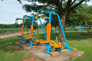 Sabah egzersiz ekipman Tayland at-genel Park