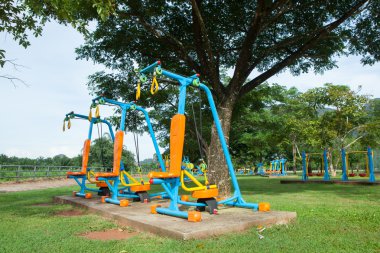 Sabah egzersiz ekipman Tayland at-genel Park