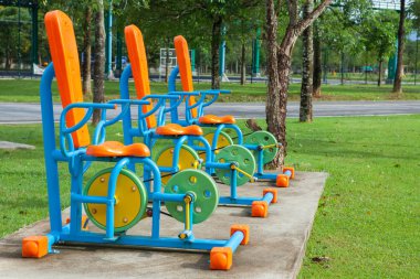 Sabah egzersiz ekipman Tayland at-genel Park