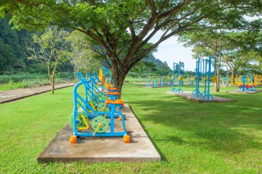 Sabah egzersiz ekipman Tayland at-genel Park