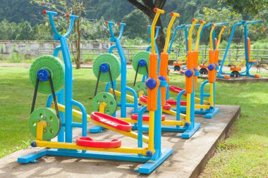 Sabah egzersiz ekipman Tayland at-genel Park