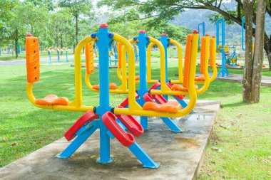 Sabah egzersiz ekipman Tayland at-genel Park