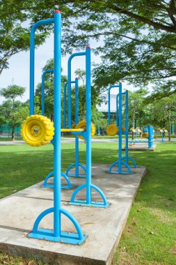 Sabah egzersiz ekipman Tayland at-genel Park