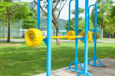 Sabah egzersiz ekipman Tayland at-genel Park