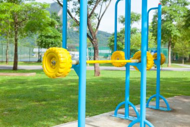 Sabah egzersiz ekipman Tayland at-genel Park